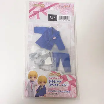 넨도로이드돌 의류 세트 턱시도 블루 옷 갈아입기 의류 수트 파랑