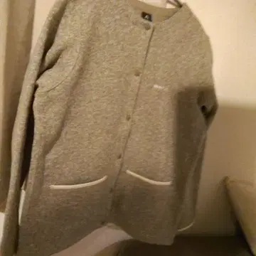 mont-bell 그레이 버튼 가디건