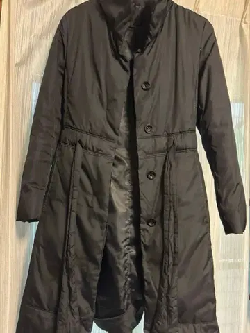 ROPE 다운 코트 A라인 벨트 포함