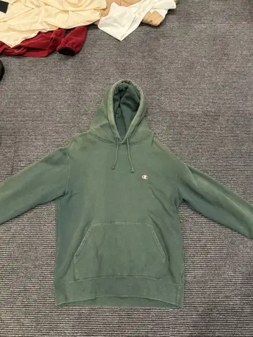 Champion 그린 후드티 XX-LARGE