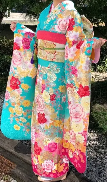 후리소데 오비 허리띠 오비 장식 천 카라 5종 세트