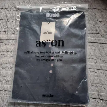 ason V넥 긴팔 S 사이즈