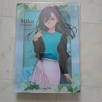 5등분의 신부 나카노 미쿠 아크릴 플레이트