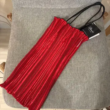 [ 미사용 ] Dionis 플리츠 백 택 포함