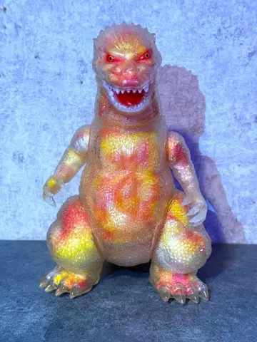 시카루나 공방 고질라 1995 소프트 비닐 클리어 한정품