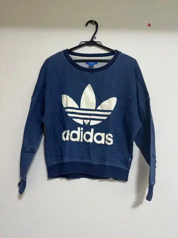 adidas 데님 로고 트레이닝복