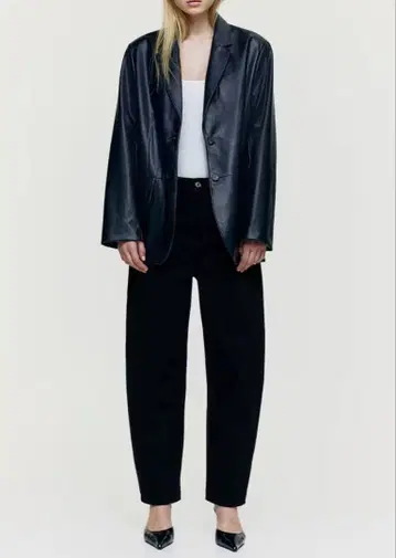 H&M 배럴 하이 데님