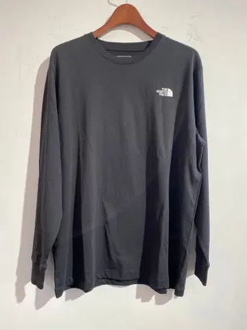 노스페이스 테디베어 프린트 긴팔 티셔츠