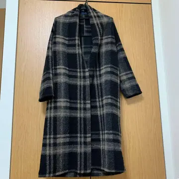 SHIPS 이탈리아 체크 겉옷 롱 코트