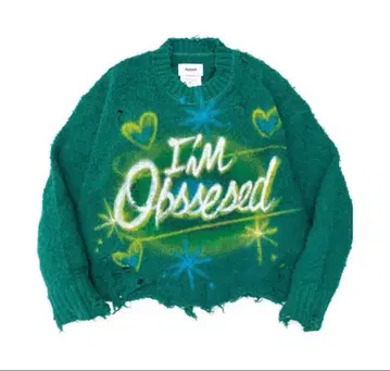 더블렛 25SS 그린 니트