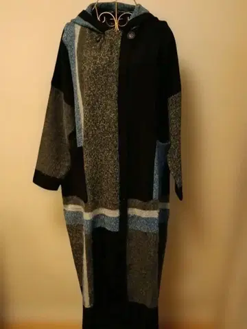 [ kOhAKU ] 블랙 믹스 롱 가디건 새상품