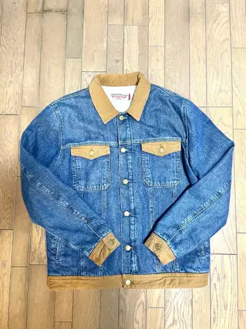 ZARA 데님 자켓 코듀로이 옷깃