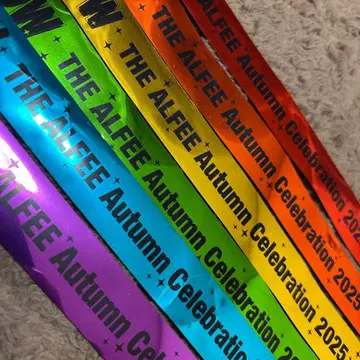 THE ALFEE 2025 가을 투어 은색 테이프 세트