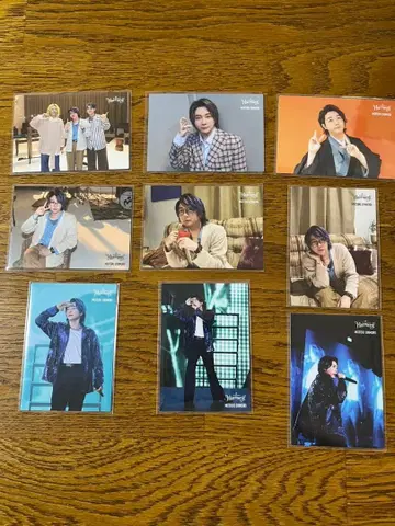 미세스 그린애플 하모니 오모리 모토키 포토 카드 9장 세트