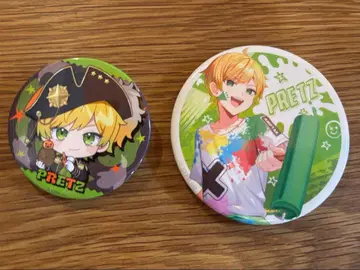 PRETZ AMPTAKxCOLORS 캔뱃지 2개 세트