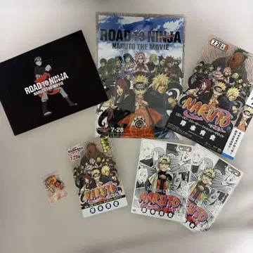 극장판 NARUTO 돌풍전 ROAD TO NINJA 세트