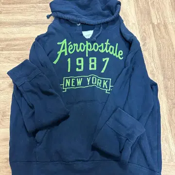 에어로포스테일 1987 네이비 후드티 L/G