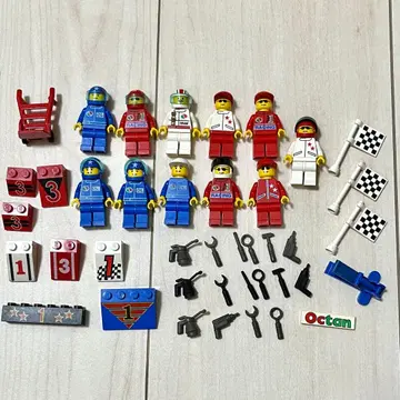 LEGO 레이서 미니 피규어 부품 모음 올드 레고