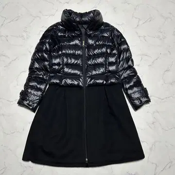 새상품급 캐시미어 100% 절개 다운 자켓 멜베이유방트 블랙