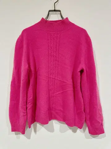 랄비크스 laruvix 핑크 캐시미어 100% 터틀넥 스웨터