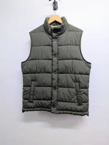 GAP 충전솜 베스트 버스 베스트 오버 사이즈 빅 루즈 갭 그린