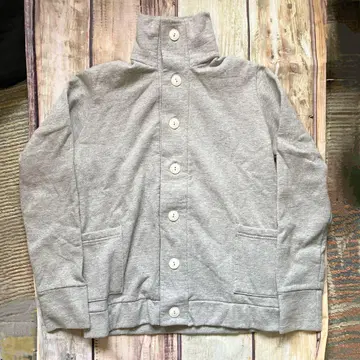 SUNSHINE+CLOUD 맨투맨 가디건 멜란지 그레이 사이즈 S