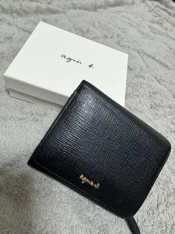 아네스 베 블랙 접이식 지갑 박스 포함