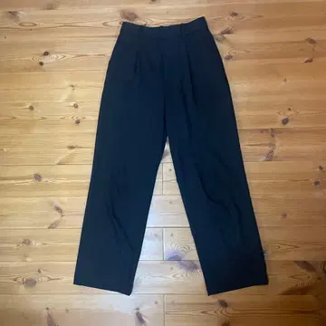 UNIQLO 턱 와이드 팬츠 긴 길이 M