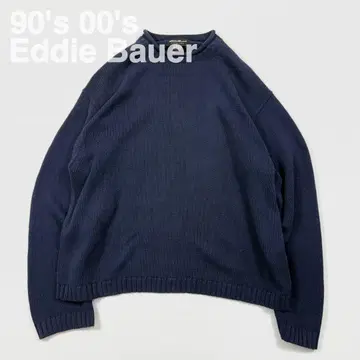 90's00'sEddie Bauer 에디 바우어 롤넥 니트 스웨터