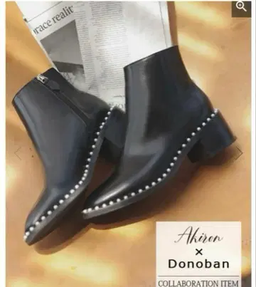 새상품 [ 아키론 x Donoban 콜라보 ] 펄 숏부츠 S 사이즈