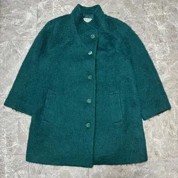 VINVERT 다크 그린 롱 코트