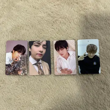 BTS 뷔 트레이딩 카드 4장 세트