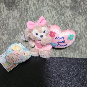 셰리 메이 봉제 인형 스트랩 하트 포함