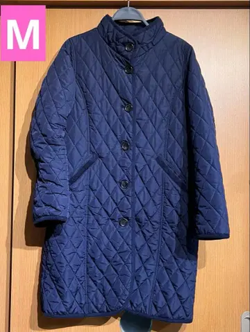 BEAMS HEART 퀼팅 자켓 M 사이즈 (1) 네이비 후드 없음