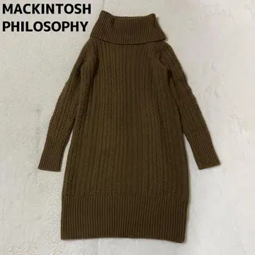 MACKINTOSH PHILOSOPHY 터틀넥 니트 원피스