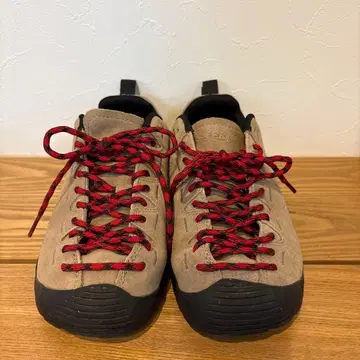 KEEN 재스퍼 베이지 예비 끈 포함 신발