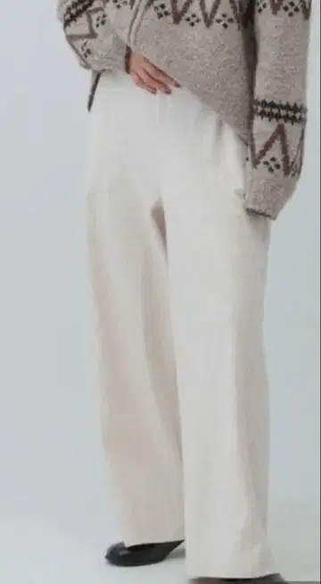 렙심 미사용 표면 기모 팬츠 2025aw 금기 오트밀