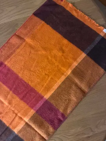 체크 무늬 머플러