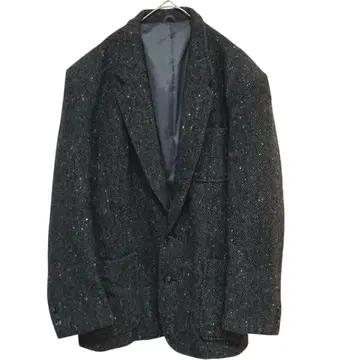 Over the sea 트위드풍 테일러드 자켓 남성용 그레이 M 상당