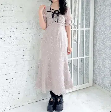 ROJITA 로지타 레이스 머메이드 원피스 핑크