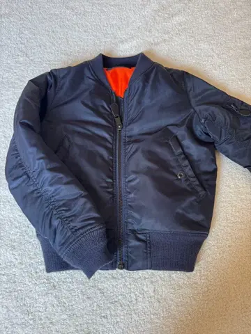 컨디션 최상 AVIREXMA-1 네이비 x 오렌지 안감, 여성용