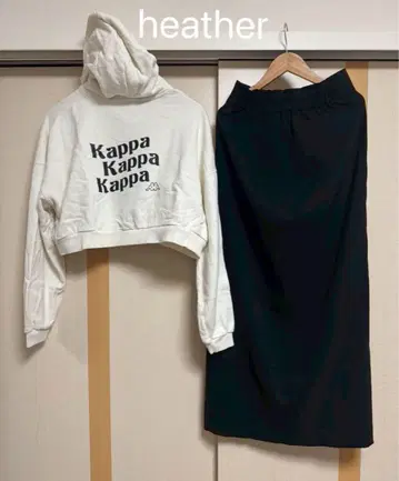 Heather Kappa 콜라보 후드티 마네킹 코디 세트
