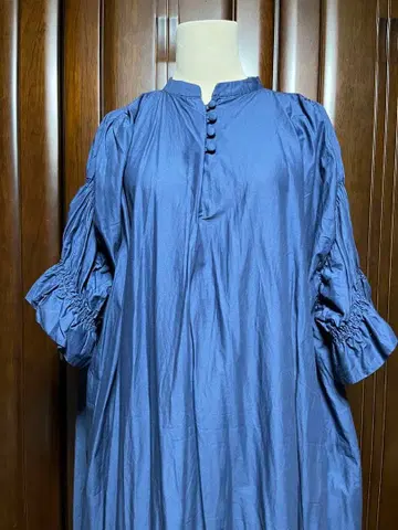 zootie des sucettes 벌룬 슬리브 셔츠 원피스