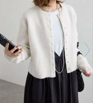 SLOBEIENA 워셔블 퍼 리 더블 페이스 가디건