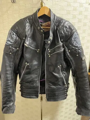 니코도 가죽 라이더 자켓 L 사이즈