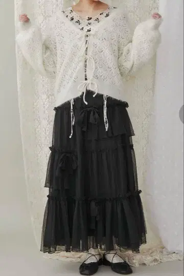 merry jenny 랜덤 리본 샤샤 스커트