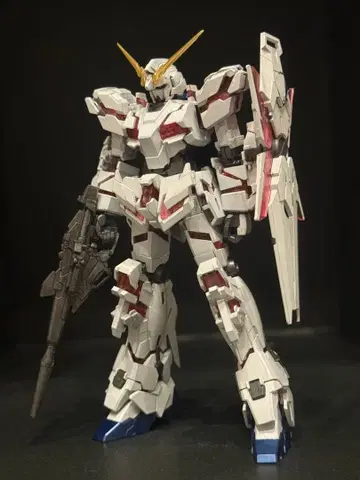 건담 프라모델 정크 프라모델 HGUC 유니콘 건담 티타늄 피니쉬