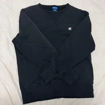 Champion 블랙 맨투맨 L 사이즈