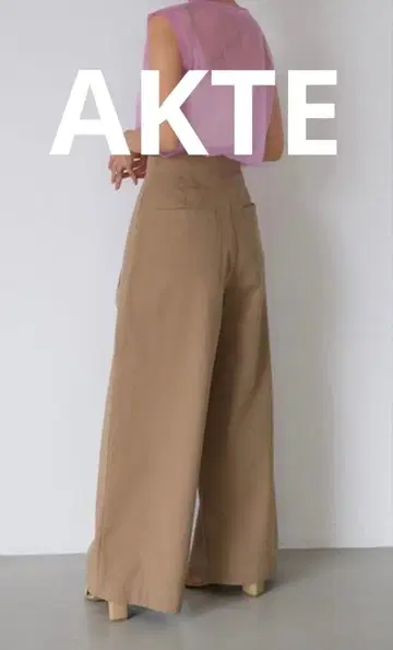 AKTE 코튼 와이드 팬츠 size 2