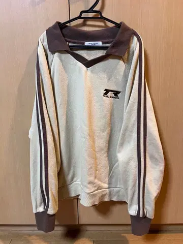 FREAK'S STORE 라인 맨투맨 여성용 베이지